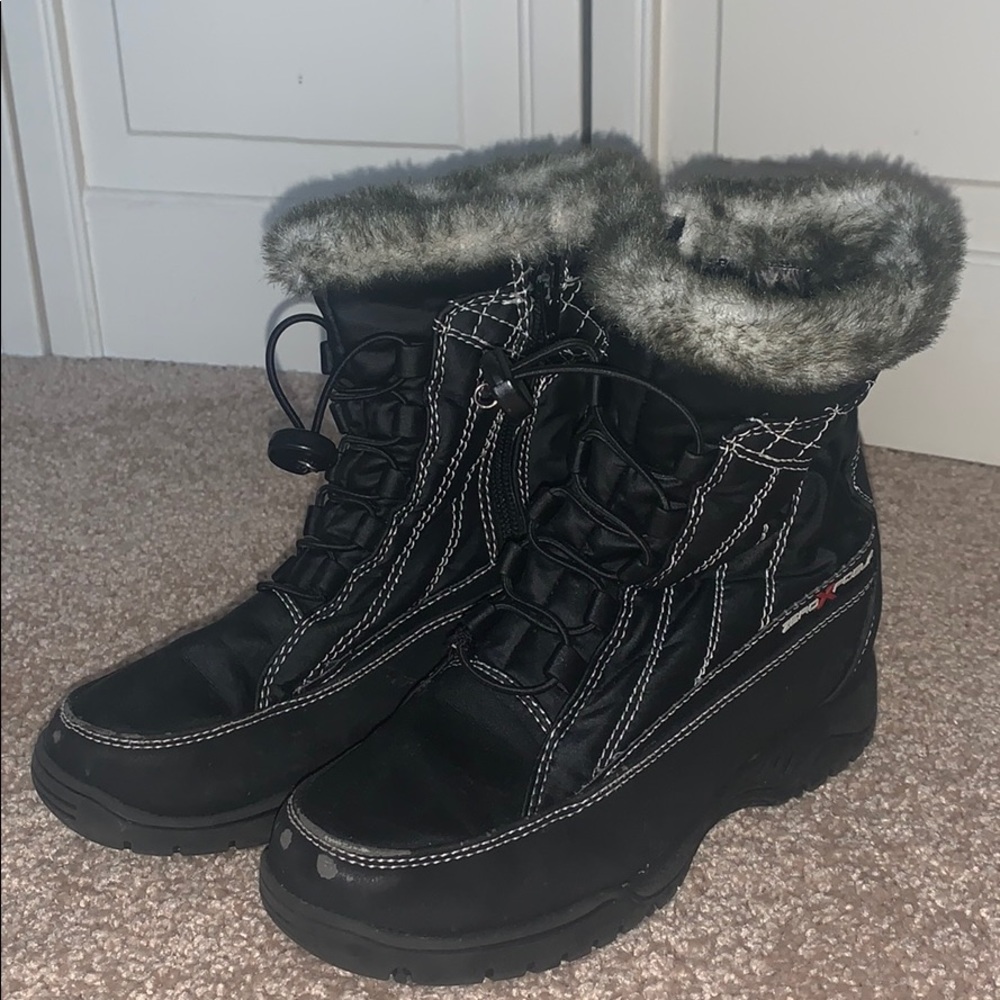 Black Little Girls ZeroxPosur Winter boots